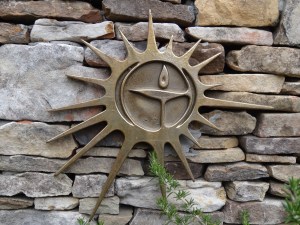 Beautiful chalice in the Memorial Garden