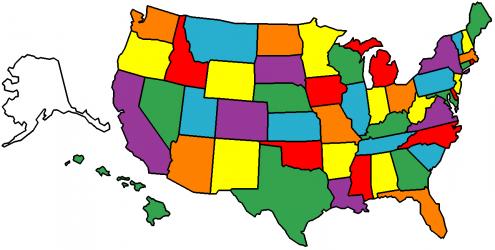 VisitedStatesMap Lg Dusty 1.2016