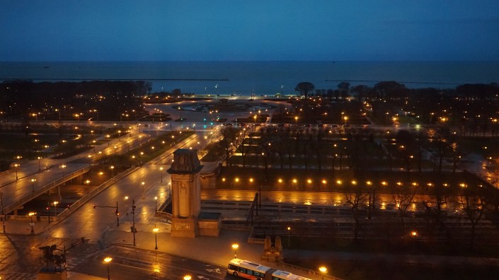 View from the Congress Hotel